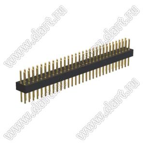 BL3614-19230S штыри цанговые прямые двухрядные; 2x30-конт.