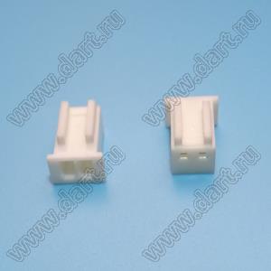 MOLEX Spox™ 51191-0200 корпус розетки однорядной на кабель; шаг 2,50мм; P 2,50мм; 2-конт.