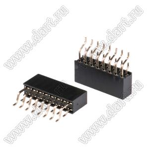 BL2285-0208 гнездо для поверхностного (SMD) монтажа; 2x8-конт.