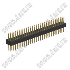 BL3614-19228S штыри цанговые прямые двухрядные; 2x28-конт.