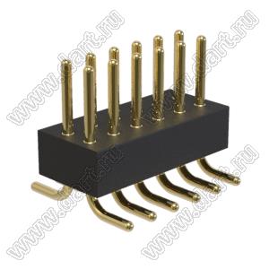 BL3614-16206M штыри цанговые вертикальные для поверхностного (SMD) монтажа