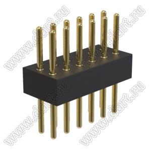 BL3614-19206S штыри цанговые прямые двухрядные; 2x6-конт.