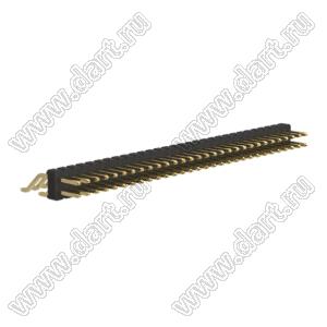 BL1225-1230Z штыри двухрядные SMD горизонтальные; шаг 2,54x2,54мм; 2x30-конт.
