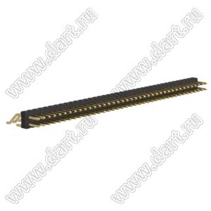 BL1225-1239Z штыри двухрядные SMD горизонтальные; шаг 2,54x2,54мм; 2x39-конт.