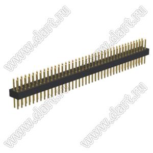 BL3614-19240S штыри цанговые прямые двухрядные; 2x40-конт.