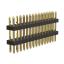 BL1610-2215S штыри двухрядные с двойным изолятором прямые, шаг 1,0 мм; 2x15-конт.