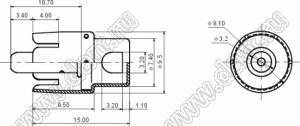 RCA-122 штекер RCA для заливного кожуха