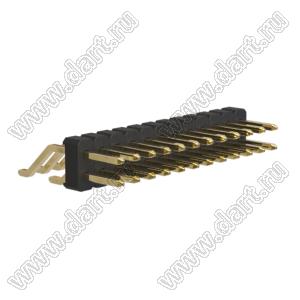 BL1225-1212Z штыри двухрядные SMD горизонтальные; шаг 2,54x2,54мм; 2x12-конт.