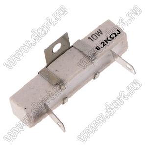 SQHG 10W 8K2 J (5%) резистор керамический; 10Вт; 8,2кОм; 5%