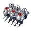 RCA-607S-PE блок 6 гнезд RCA "тюльпан" с креплением на панель