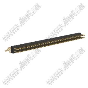 BL1225-1237Z штыри двухрядные SMD горизонтальные; шаг 2,54x2,54мм; 2x37-конт.