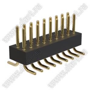 BL3614-16209M штыри цанговые вертикальные для поверхностного (SMD) монтажа