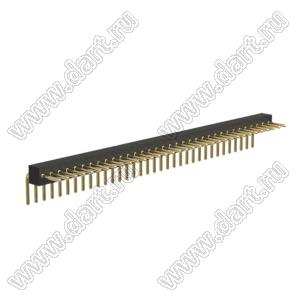 BL3614-16134R штыри цанговые угловые однорядные; 34-конт.