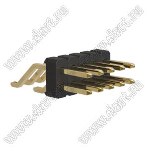 BL1225-1205Z штыри двухрядные SMD горизонтальные; шаг 2,54x2,54мм; 2x5-конт.