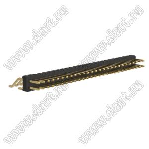 BL1225-1227Z штыри двухрядные SMD горизонтальные; шаг 2,54x2,54мм; 2x27-конт.