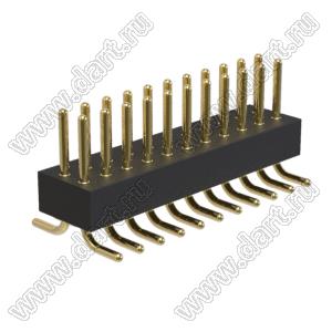 BL3614-16211M штыри цанговые вертикальные для поверхностного (SMD) монтажа
