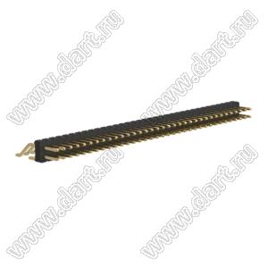 BL1225-1235Z штыри двухрядные SMD горизонтальные; шаг 2,54x2,54мм; 2x35-конт.