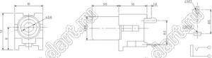 RCA-106A-E гнездо RCA "тюльпан" на плату