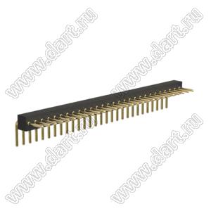 BL3614-16128R штыри цанговые угловые однорядные; 28-конт.