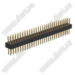 BL3614-19229S штыри цанговые прямые двухрядные; 2x29-конт.