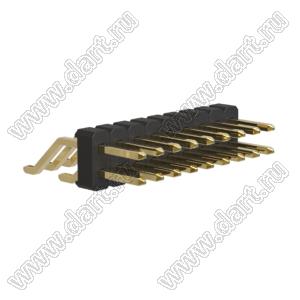 BL1225-1209Z штыри двухрядные SMD горизонтальные; шаг 2,54x2,54мм; 2x9-конт.
