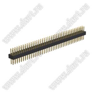 BL3614-16241S штыри цанговые прямые двухрядные; 2x41-конт.