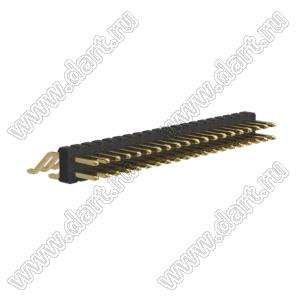 BL1225-1220Z штыри двухрядные SMD горизонтальные; шаг 2,54x2,54мм; 2x20-конт.