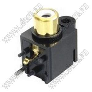 RCA-104F гнездо RCA "тюльпан" на плату с креплением на панель