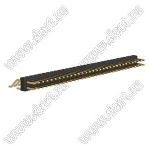 BL1225-1232Z штыри двухрядные SMD горизонтальные; шаг 2,54x2,54мм; 2x32-конт.