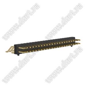 BL1225-1223Z-PG штыри двухрядные SMD горизонтальные с направляющими в плату; шаг 2.54мм; 2*23-конт.