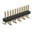 BL14065-1111M-2 штыри однорядные вертикальные для поверхностного (SMD) монтажа, шаг 1,27 мм, H=0,65 мм, тип 2; 11-конт.