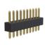 BL14065-1110S-2.5 штыри однорядные прямые, шаг 1,27 мм, H=0,65 мм; 10-конт.
