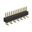 BL14065-1113M1-2.5 штыри однорядные вертикальные для поверхностного (SMD) монтажа, шаг 1,27 мм, H=0,65 мм, тип 1; 13-конт.