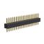 BL14065-1120S-2.5 штыри однорядные прямые, шаг 1,27 мм, H=0,65 мм; 20-конт.