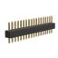 BL14065-1118S-2.5 штыри однорядные прямые, шаг 1,27 мм, H=0,65 мм; 18-конт.