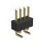 BL14065-1104M1-2.5 штыри однорядные вертикальные для поверхностного (SMD) монтажа, шаг 1,27 мм, H=0,65 мм, тип 1; 4-конт.