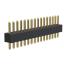 BL14065-1116S-2.5 штыри однорядные прямые, шаг 1,27 мм, H=0,65 мм; 16-конт.
