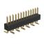BL14065-1113M-2-2.5 штыри однорядные вертикальные для поверхностного (SMD) монтажа, шаг 1,27 мм, H=0,65 мм, тип 2; 13-конт.