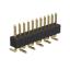 BL14065-1111M-2-2.5 штыри однорядные вертикальные для поверхностного (SMD) монтажа, шаг 1,27 мм, H=0,65 мм, тип 2; 11-конт.