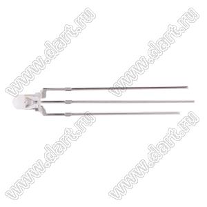 BL-3014UEUGA/3L (Common Anode) светодиод; 3мм; красный/зеленый общий анод