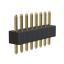 BL14065-1108S-2.5 штыри однорядные прямые, шаг 1,27 мм, H=0,65 мм; 8-конт.