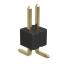 BL14065-1102M-2-2.5 штыри однорядные вертикальные для поверхностного (SMD) монтажа, шаг 1,27 мм, H=0,65 мм, тип 2; 2-конт.