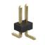 BL14065-1102M-2 штыри однорядные вертикальные для поверхностного (SMD) монтажа, шаг 1,27 мм, H=0,65 мм, тип 2; 2-конт.
