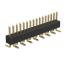BL14065-1116M-2-2.5 штыри однорядные вертикальные для поверхностного (SMD) монтажа, шаг 1,27 мм, H=0,65 мм, тип 2; 16-конт.