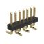 BL14065-1107M-2 штыри однорядные вертикальные для поверхностного (SMD) монтажа, шаг 1,27 мм, H=0,65 мм, тип 2; 7-конт.