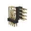 BL1320-24008R1 штыри четырехрядные угловые с двойным изолятором угловые, тип R1; 8-конт.