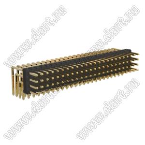BL1320-14096R штыри четырехрядные угловые; 96-конт.