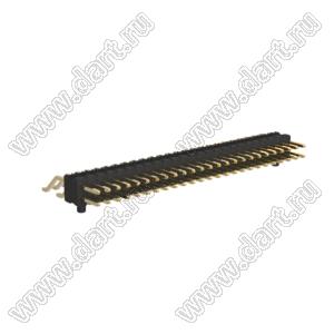 BL1425-12050Z-PG штыри двухрядные SMD горизонтальные с направляющими в плату; 50-конт.