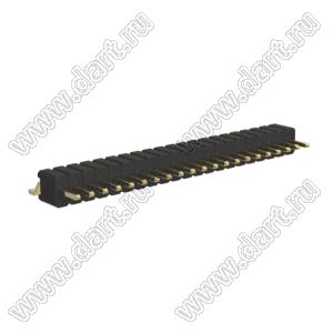 BL1415-1121Z штыри однорядные SMD горизонтальные; шаг 1,27мм; 21-конт.