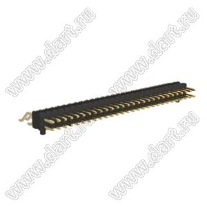 BL1425-12056Z-PG штыри двухрядные SMD горизонтальные с направляющими в плату; 56-конт.